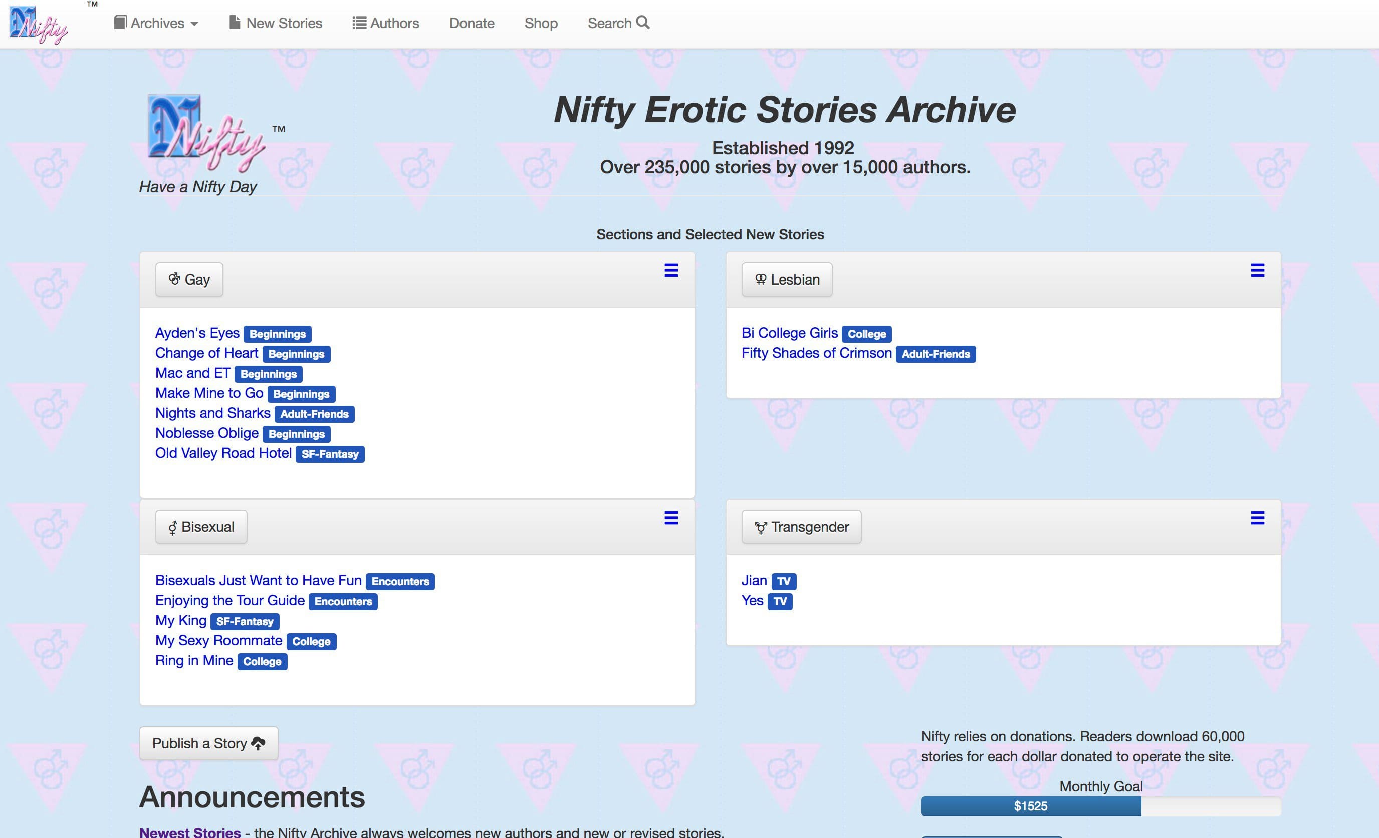 Nifty Org Stories