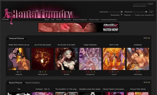 542px x 330px - Hentai-Foundry Review & Similar Porn Sites - Prime Porn List