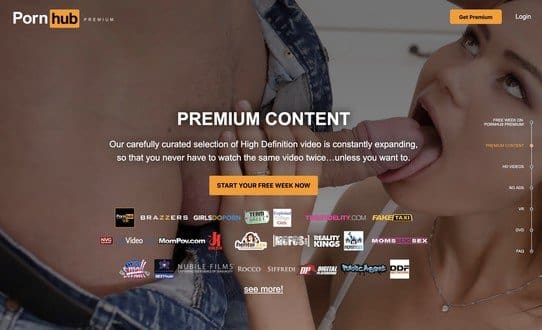 PornHub Premium Review & Similar Porn Sites - Prime Porn List