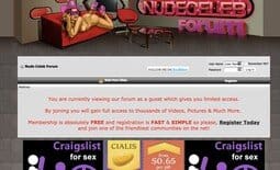 NudeCelebForum site thumbnail